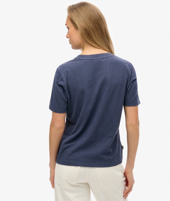 Superdry Camiseta Lavada Con Logotipo Essential