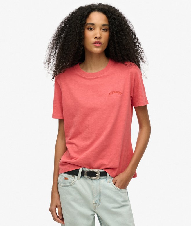 superdry Camiseta lavada con logotipo Essential