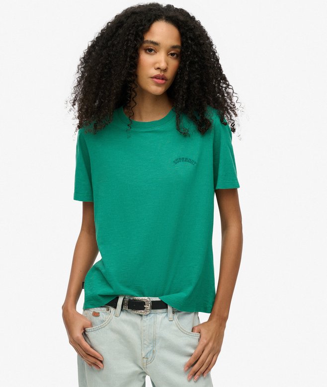 superdry Camiseta lavada con logotipo Essential