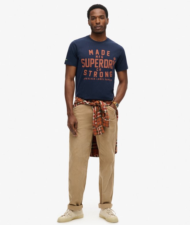 Superdry Camiseta Machined Goods Workwear