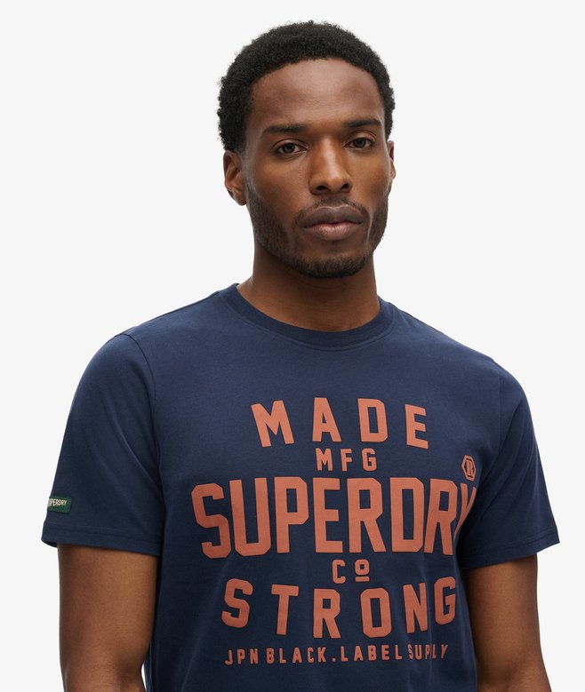 Superdry Camiseta Machined Goods Workwear