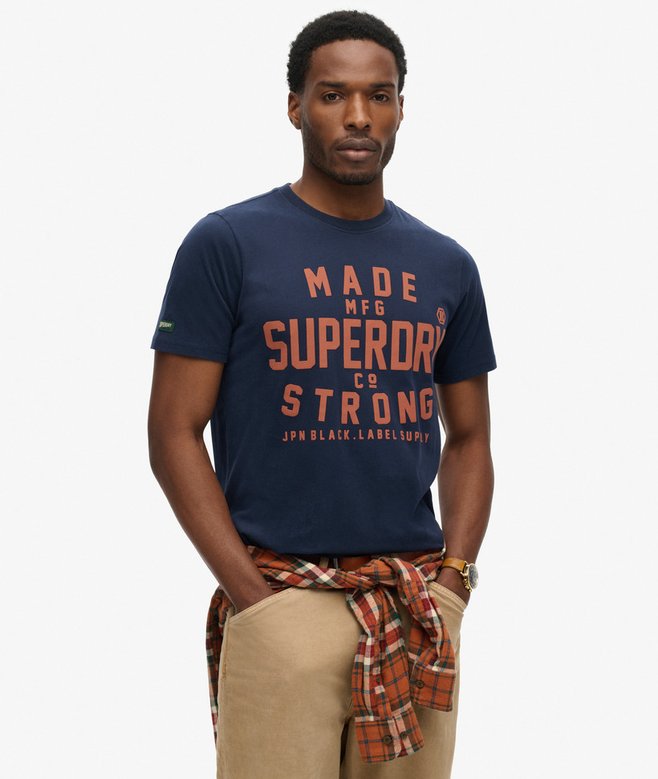 superdry Camiseta Machined Goods Workwear