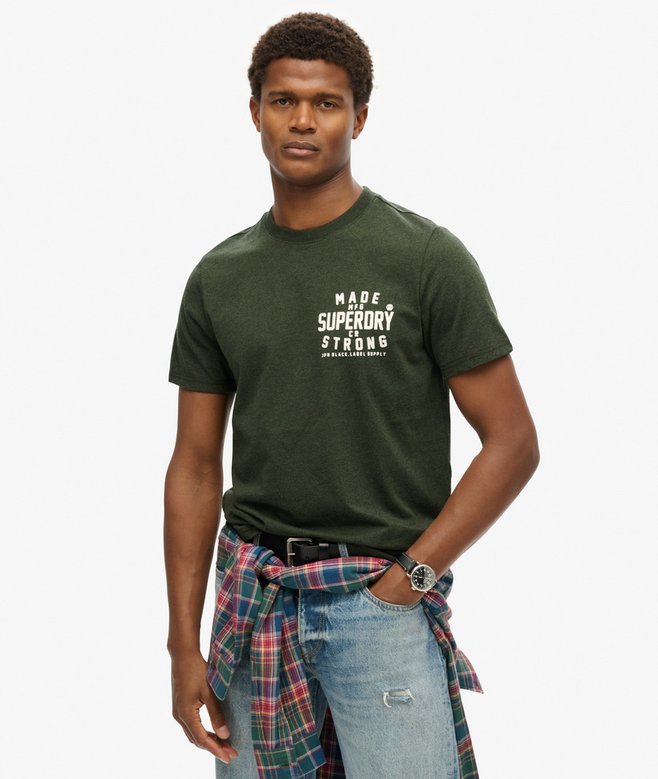 superdry Camiseta Machined Goods Workwear