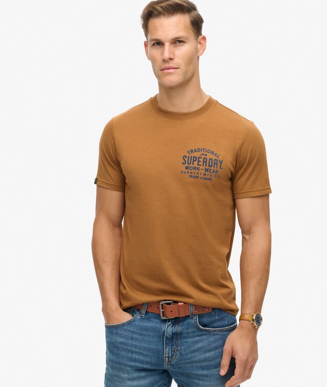 superdry Camiseta Machined Goods Workwear
