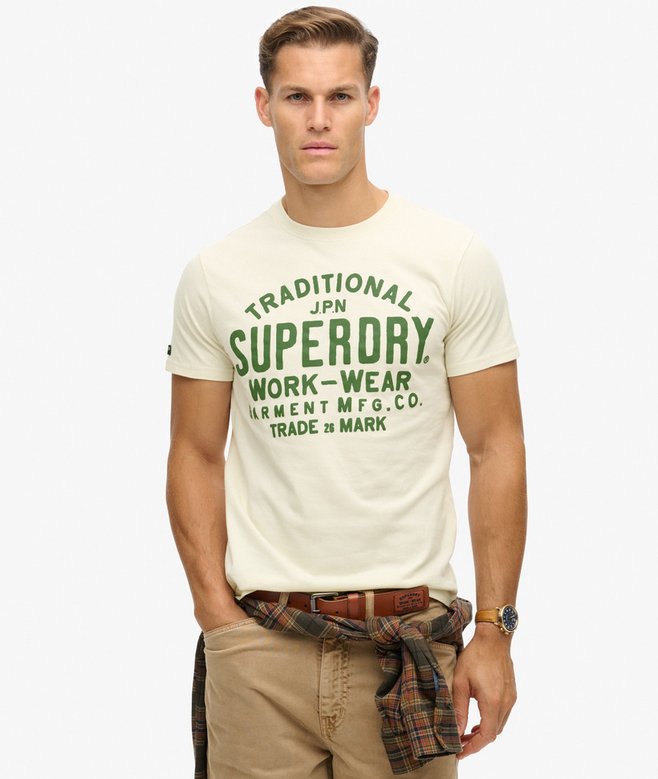 superdry Camiseta Machined Goods Workwear