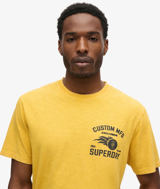 Superdry Camiseta Motera Gráfica De Corte Holgado