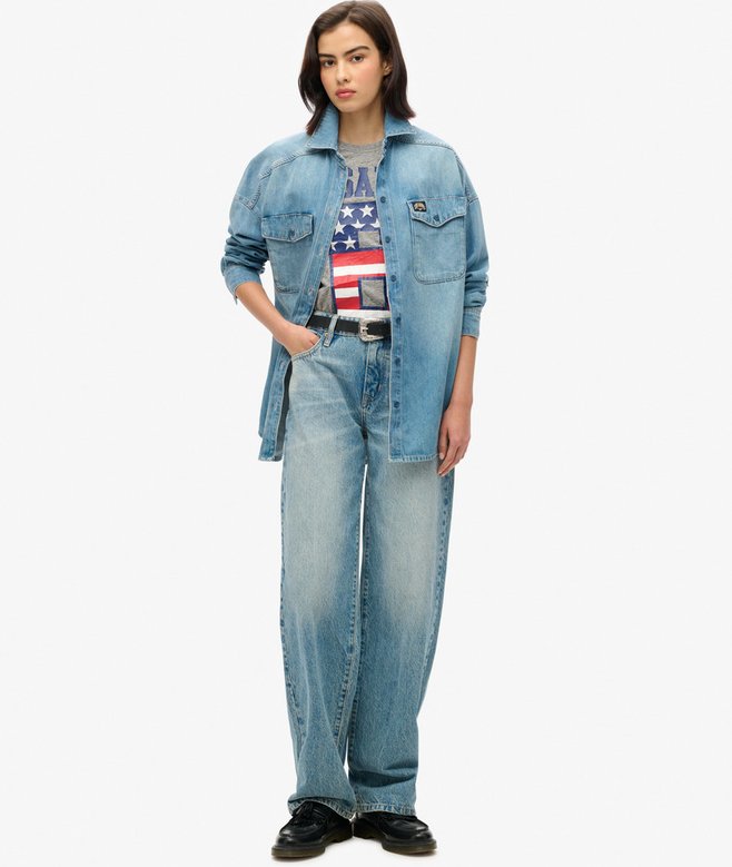 Superdry Camiseta Osaka 6 Flag 90s