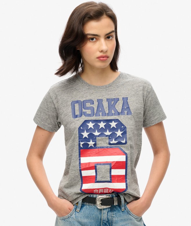 superdry Camiseta Osaka 6 Flag 90s