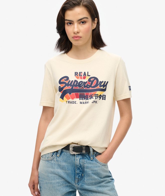 superdry Camiseta Rainbow Vintage Logo