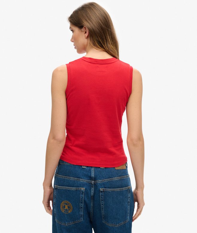 Superdry Camiseta Sin Mangas Con Strass Tattoo