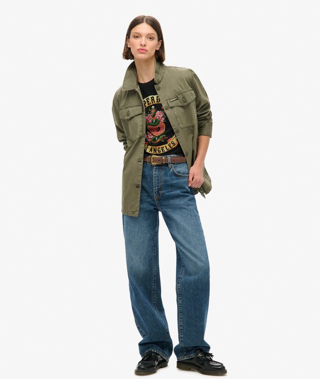 Superdry Camiseta Sin Mangas Con Strass Tattoo