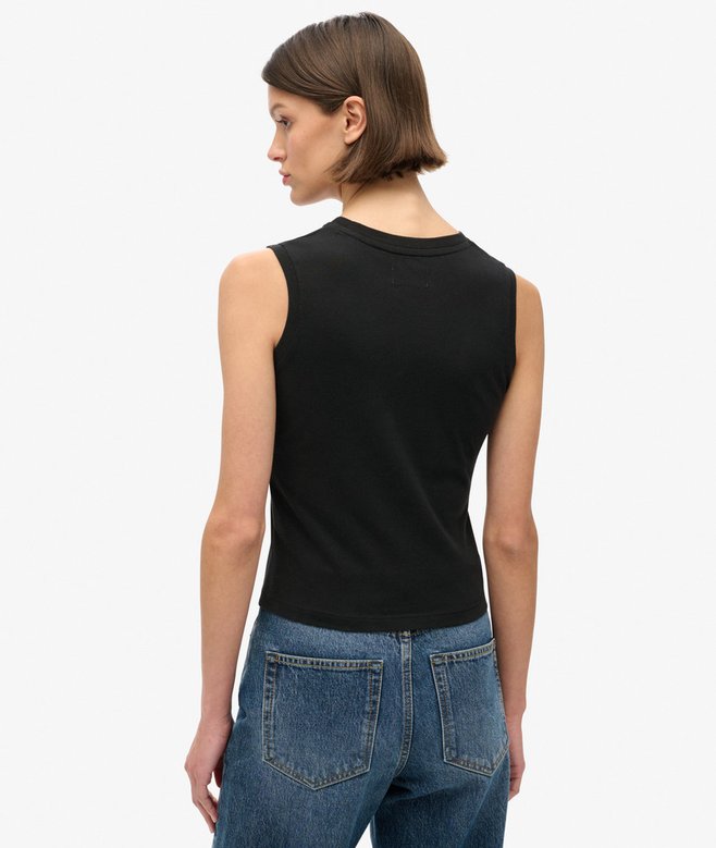 Superdry Camiseta Sin Mangas Con Strass Tattoo