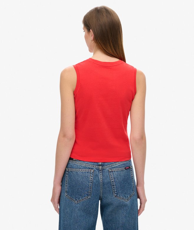 Superdry Camiseta Sin Mangas Con Strass Tattoo