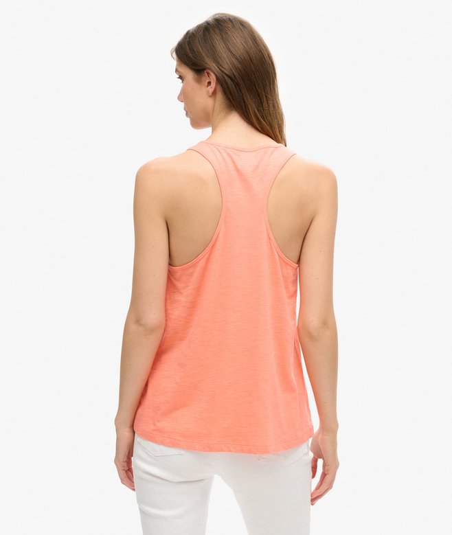 Superdry Camiseta Sin Mangas De Punto Y Encaje