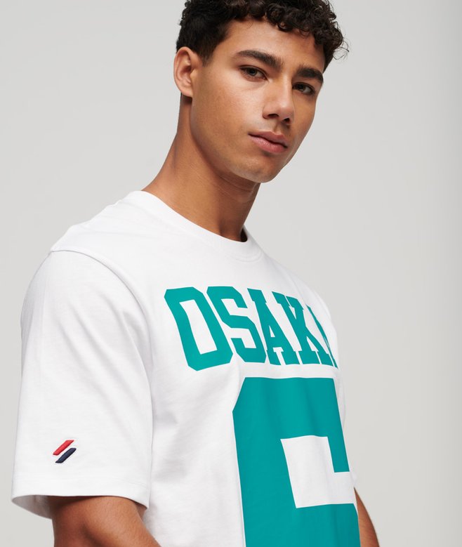 Superdry Camiseta Suelta Con Logotipo Osaka