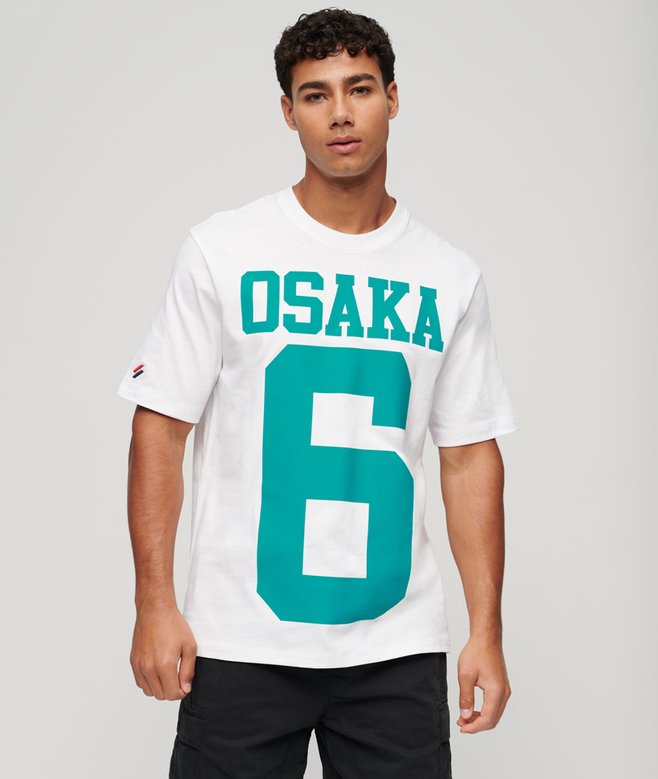 superdry Camiseta suelta con logotipo Osaka