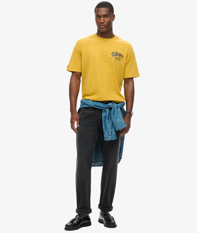 Superdry Camiseta Suelta Gráfica Lo-fi Punk