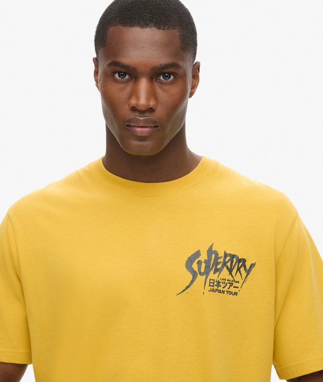 Superdry Camiseta Suelta Gráfica Lo-fi Punk