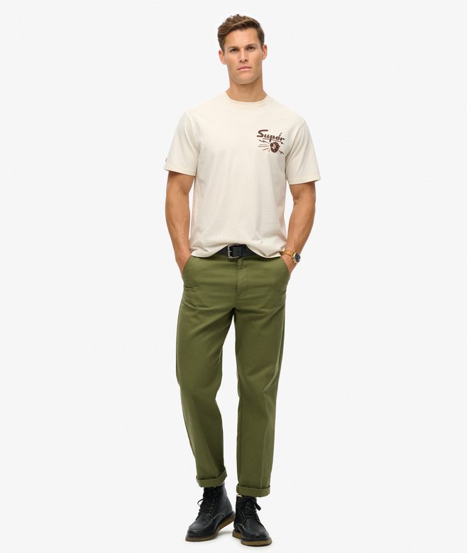 Superdry Camiseta Suelta Gráfica Lo-fi Punk