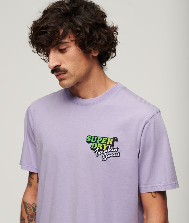 Superdry Camiseta Suelta Neon Travel