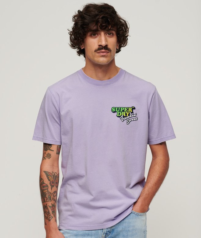 superdry Camiseta suelta Neon Travel