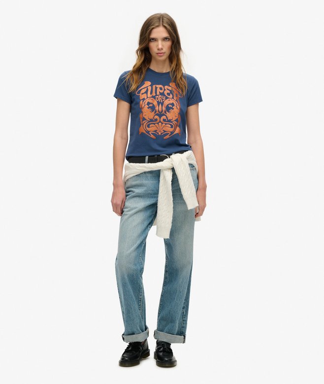 Superdry Camiseta Superajustada Pop Archive