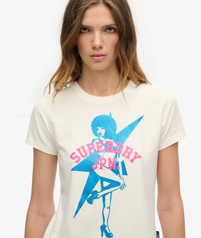 Superdry Camiseta Superajustada Pop Archive