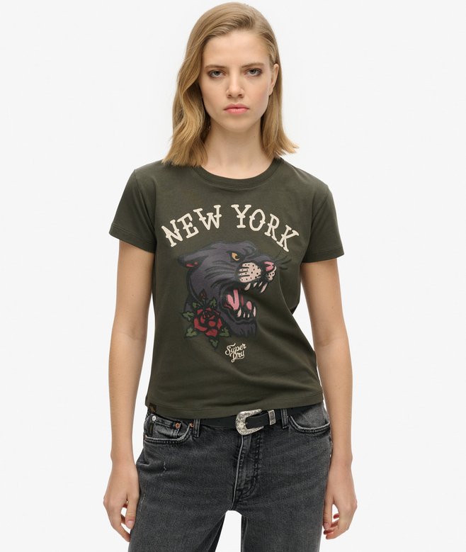 superdry Camiseta Tattoo Graphic 90s