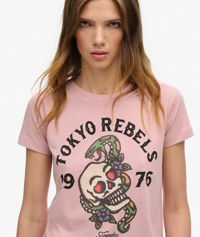 superdry Camiseta Tattoo Graphic 90s