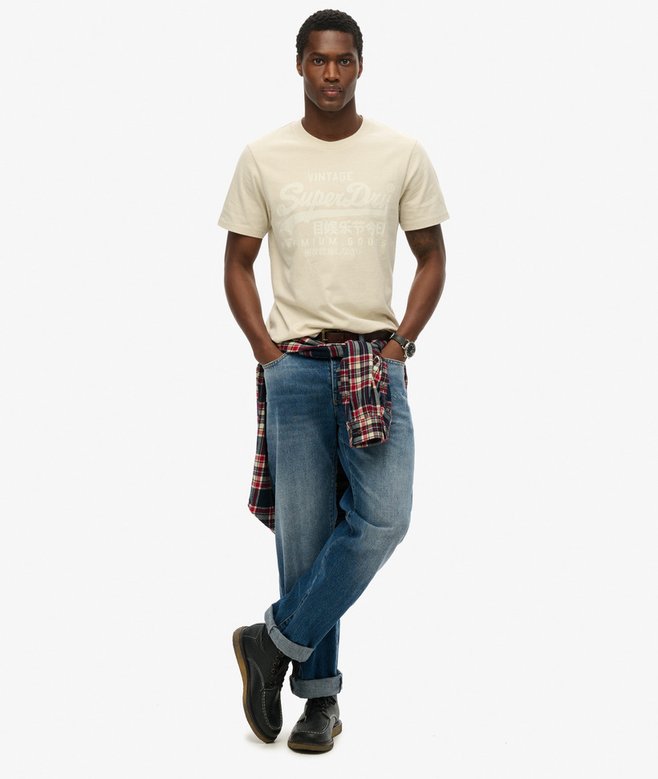 Superdry Camiseta Tonal Con Logotipo Vintage Logo