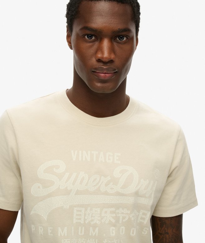 Superdry Camiseta Tonal Con Logotipo Vintage Logo