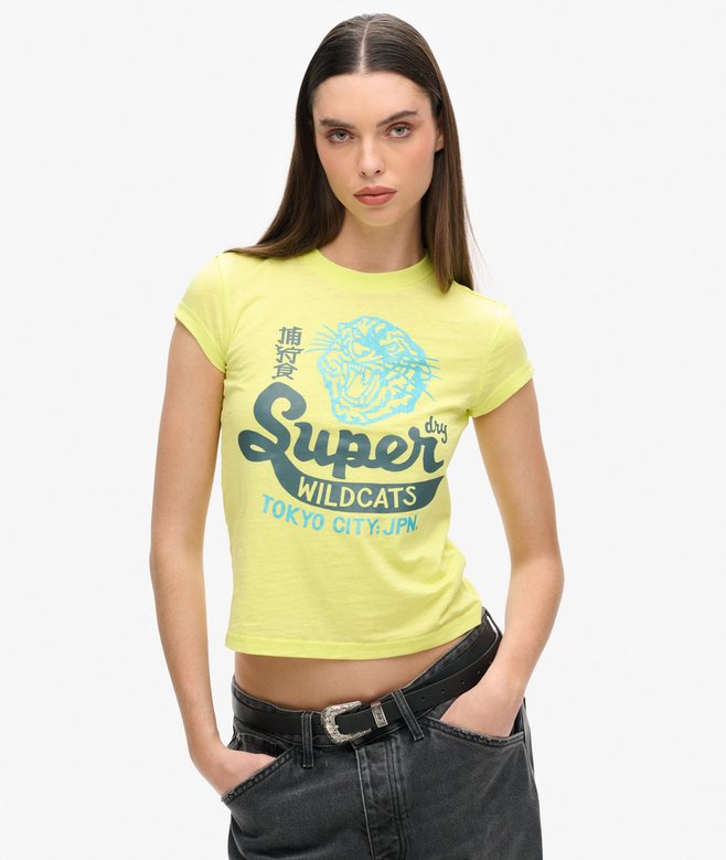 superdry Camiseta Varsity Burnout