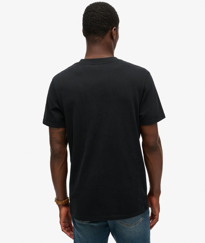 Superdry Camiseta Vintage Con Logo Bicolor