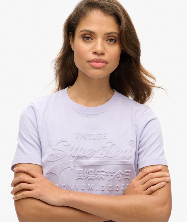 Superdry Camiseta Vintage Con Logotipo En Relieve