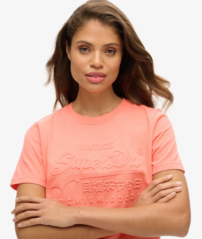 Superdry Camiseta Vintage Con Logotipo En Relieve