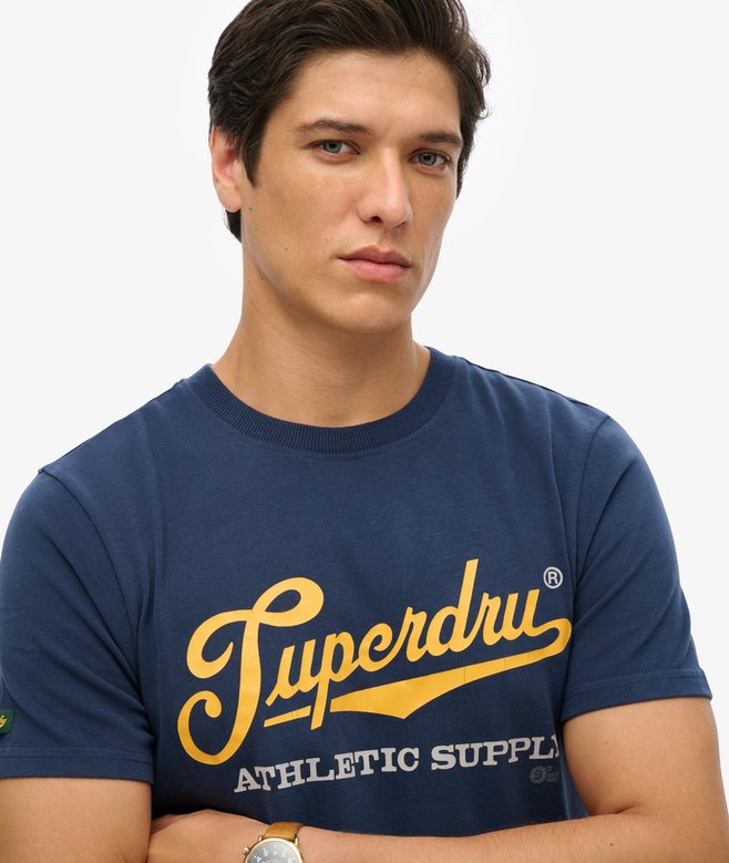 Superdry Camiseta Vintage Scripted College