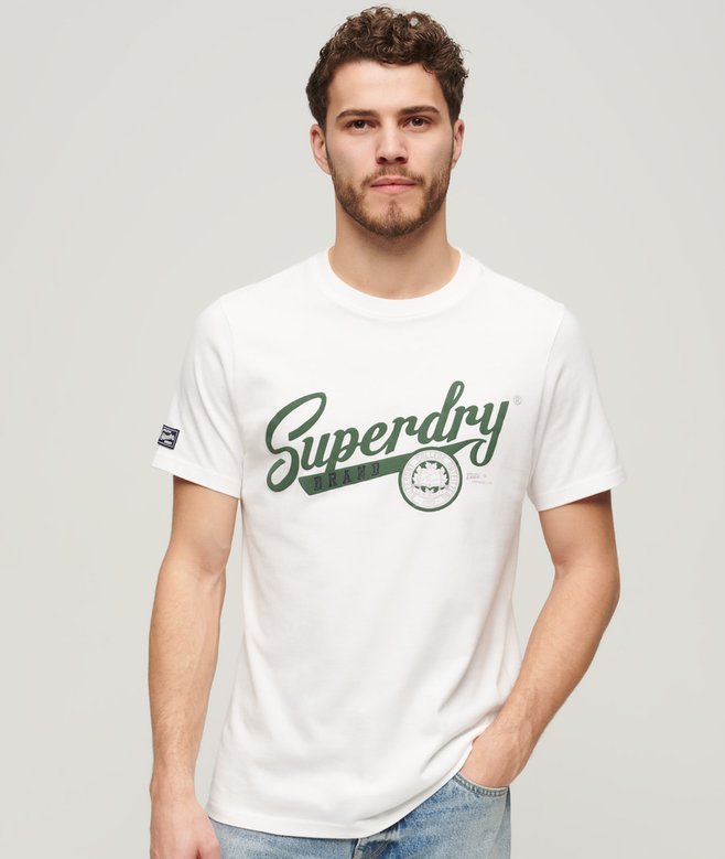 superdry Camiseta Vintage Scripted College