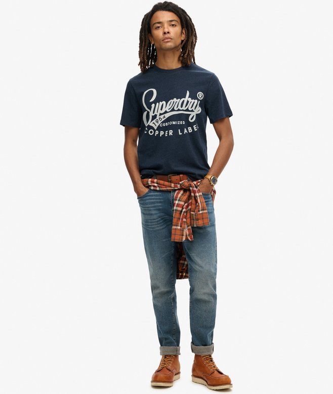 Superdry Camiseta Workwear De La Gama Copper Label