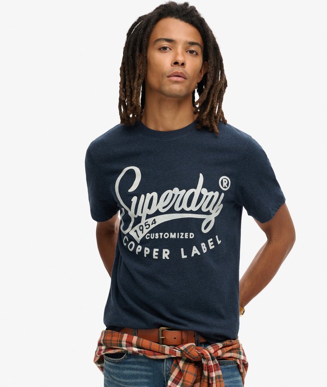 superdry Camiseta Workwear de la gama Copper Label