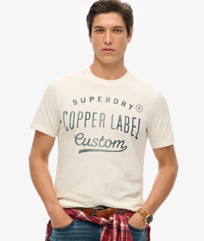 superdry Camiseta Workwear de la gama Copper Label