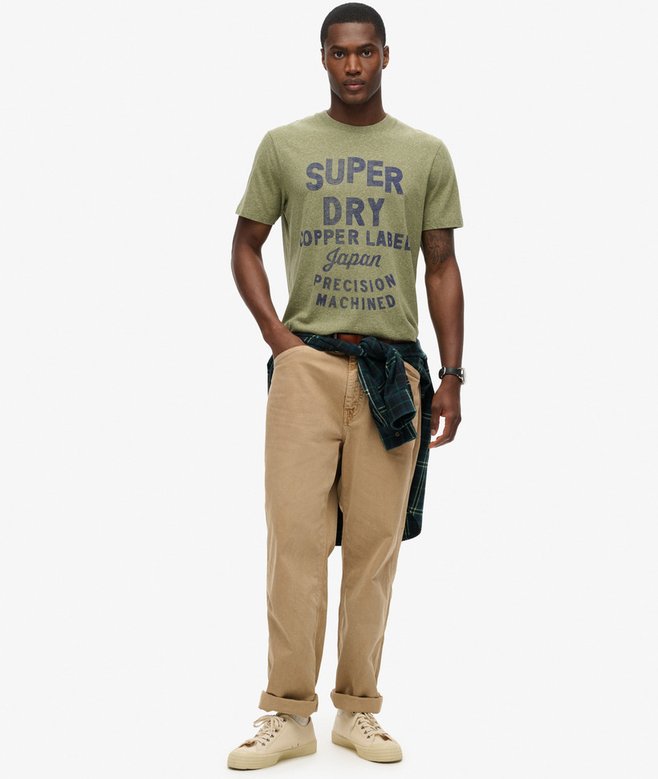 Superdry Camiseta Workwear De La Gama Copper Label