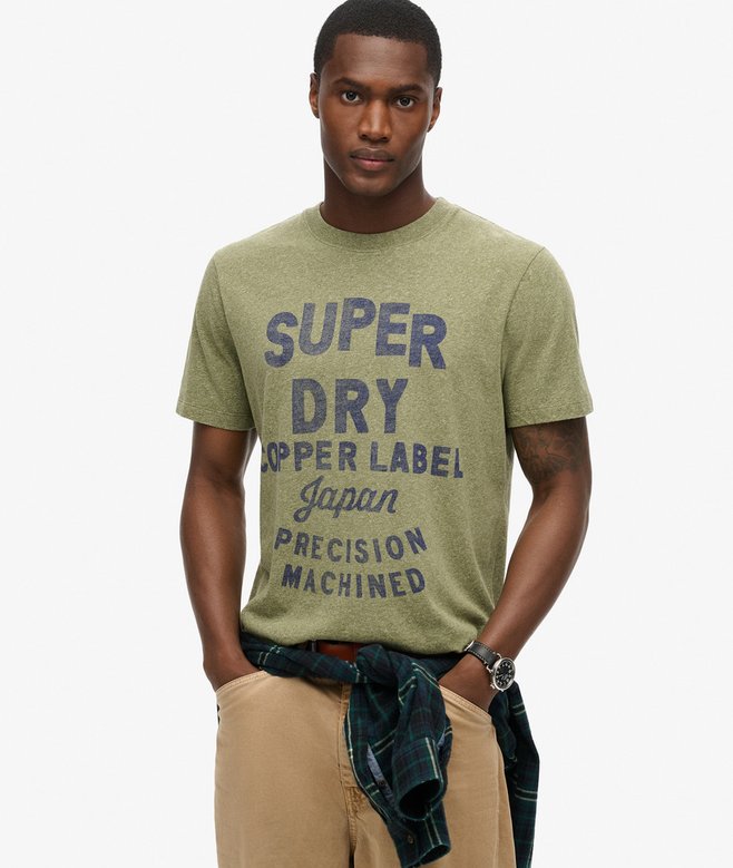 superdry Camiseta Workwear de la gama Copper Label
