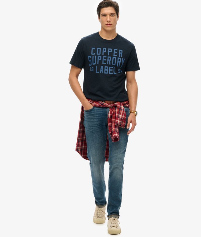 Superdry Camiseta Workwear De La Gama Copper Label