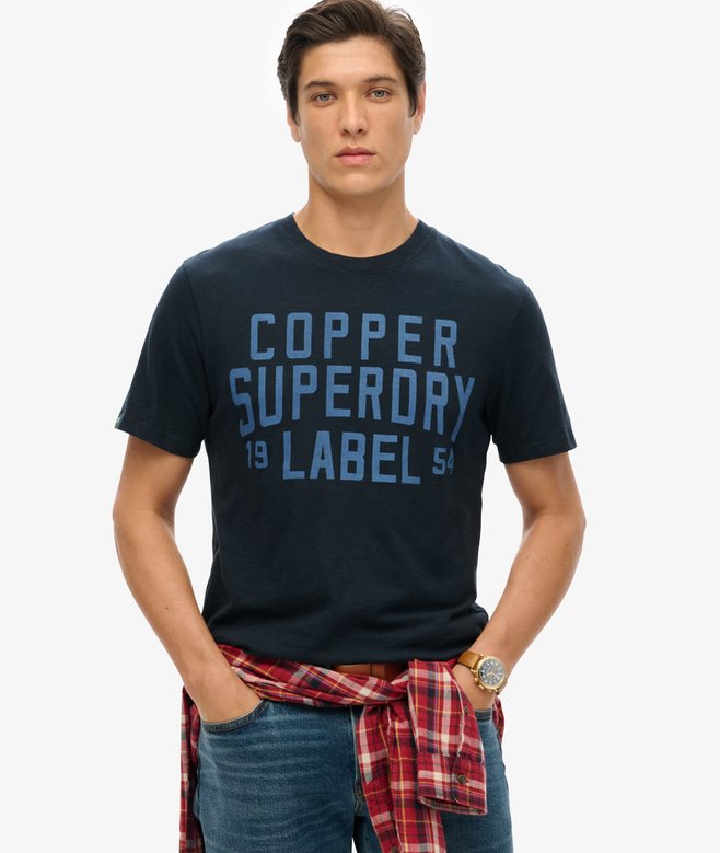 superdry Camiseta Workwear de la gama Copper Label