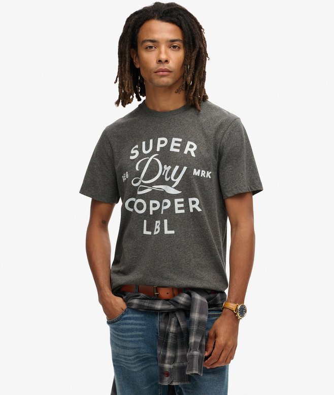 superdry Camiseta Workwear de la gama Copper Label