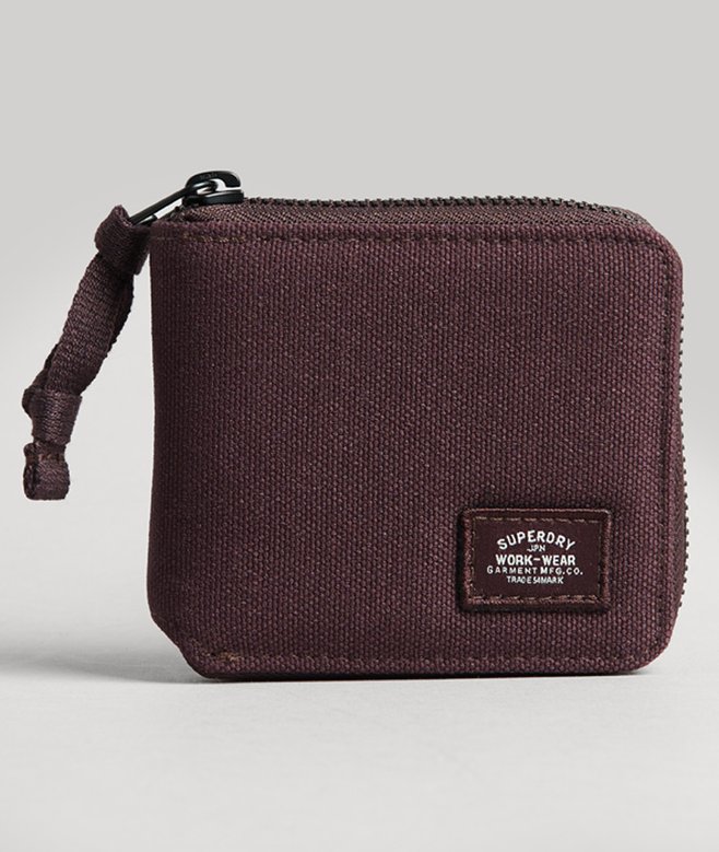 superdry Cartera clásica con cremallera