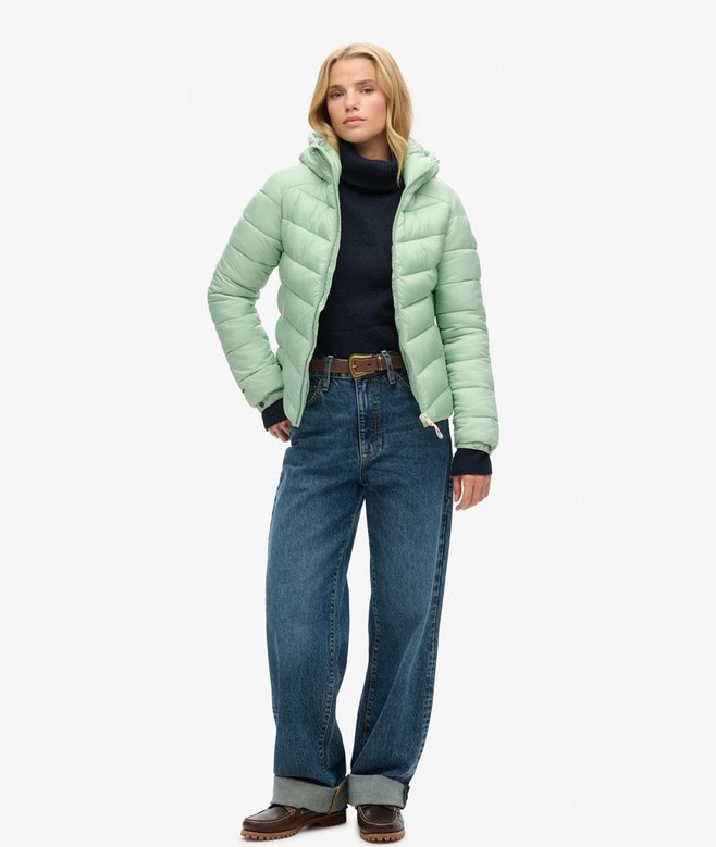Superdry Cazadora Acolchada Con Capucha Fuji