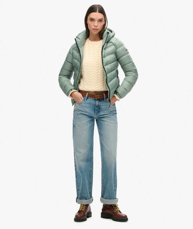 Superdry Cazadora Acolchada Con Capucha Fuji