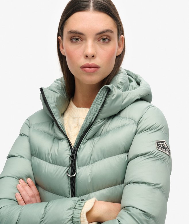 Superdry Cazadora Acolchada Con Capucha Fuji