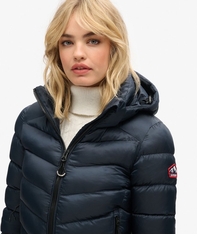 Superdry Cazadora Acolchada Con Capucha Fuji